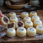 Soft Japanese mochi filled with sweet red bean paste, a highlight of versatile rice flour recipes | kaynmaytkal.com